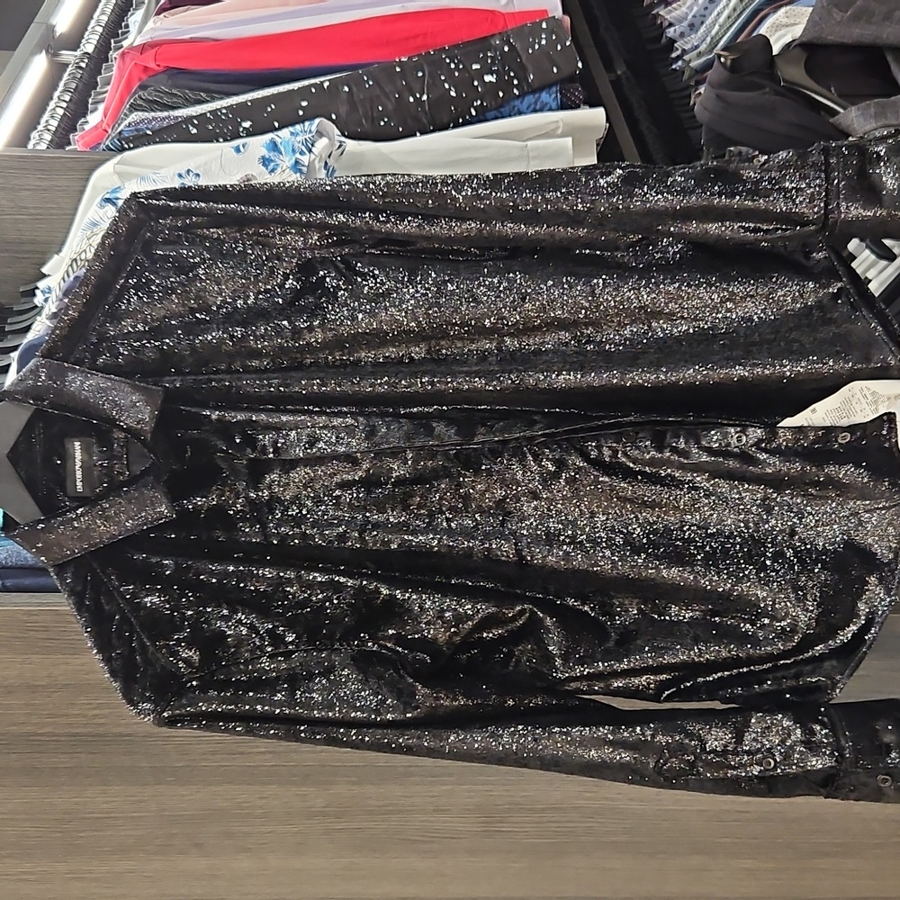 Emporio Armani Black USA 42 Shirt